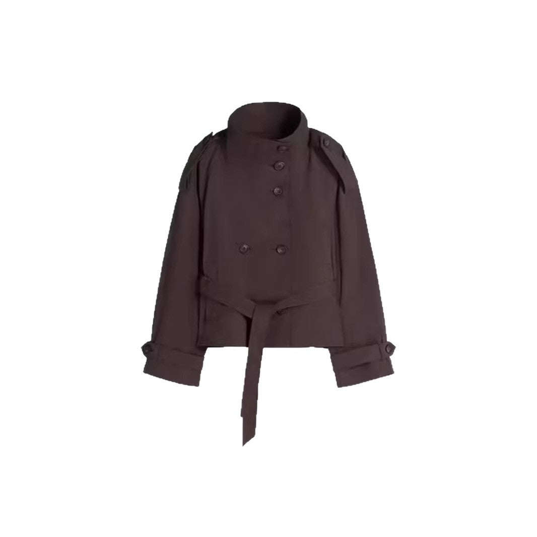 Trench Héloïse — Court Col Montant