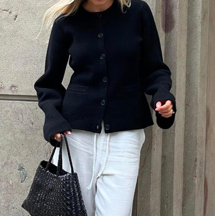 Cardigan Inès — Court Ajusté