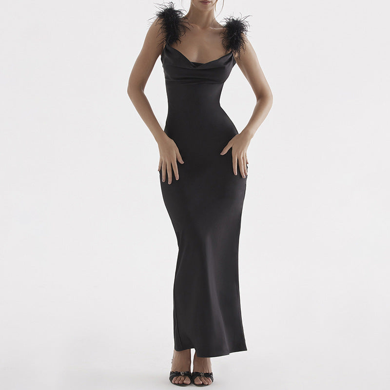Robe Margaux — Longue Ajustée Dos Nu